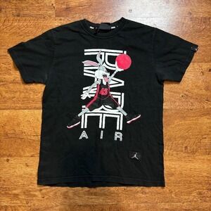 Bugs Bunny Rare Air faded black & red graphic t-shirt